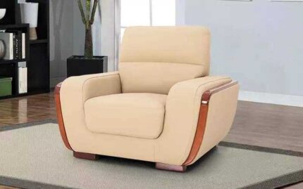 feelluxurious.com - Milan Italian Signature Leather Sofa Single Seater